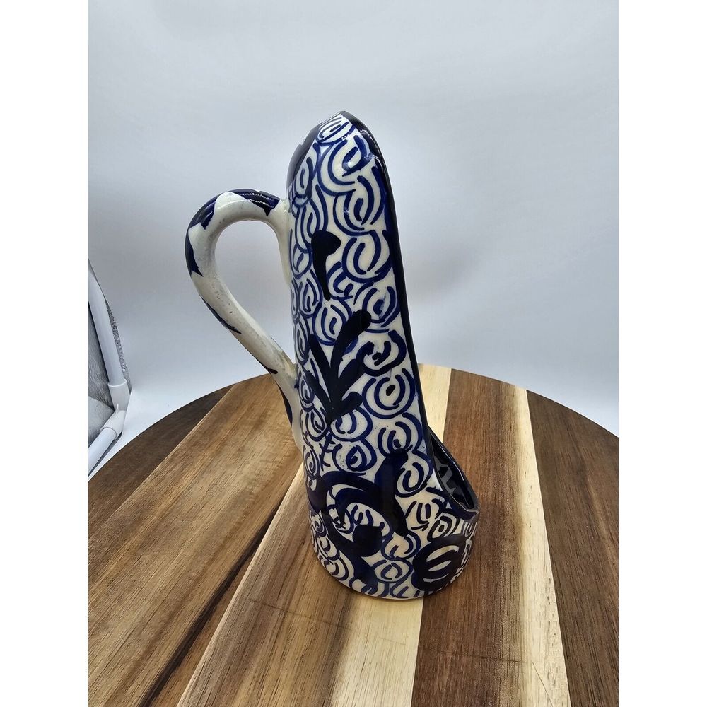 Mallorca Handle Painted Ceramic Candle Lantern‎ - Picture 3 of 10
